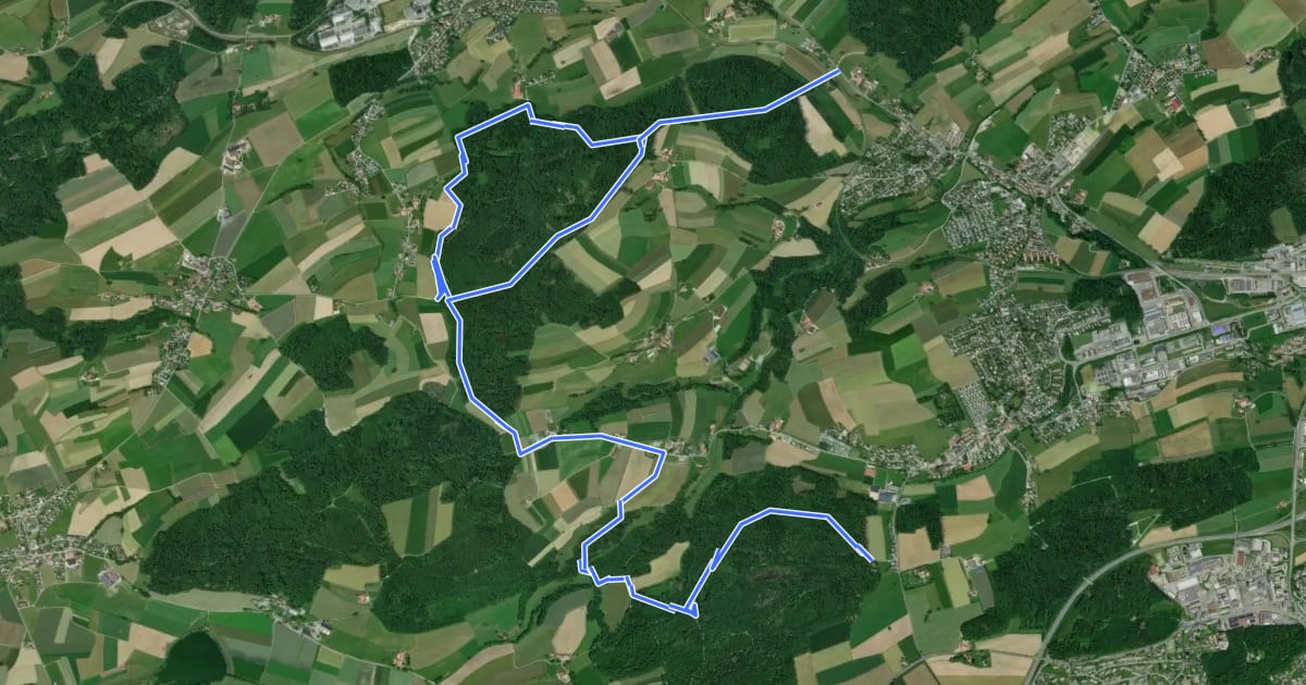 Маршрут 🚲C Forêt de L'Etat Bike на спутниковом снимке