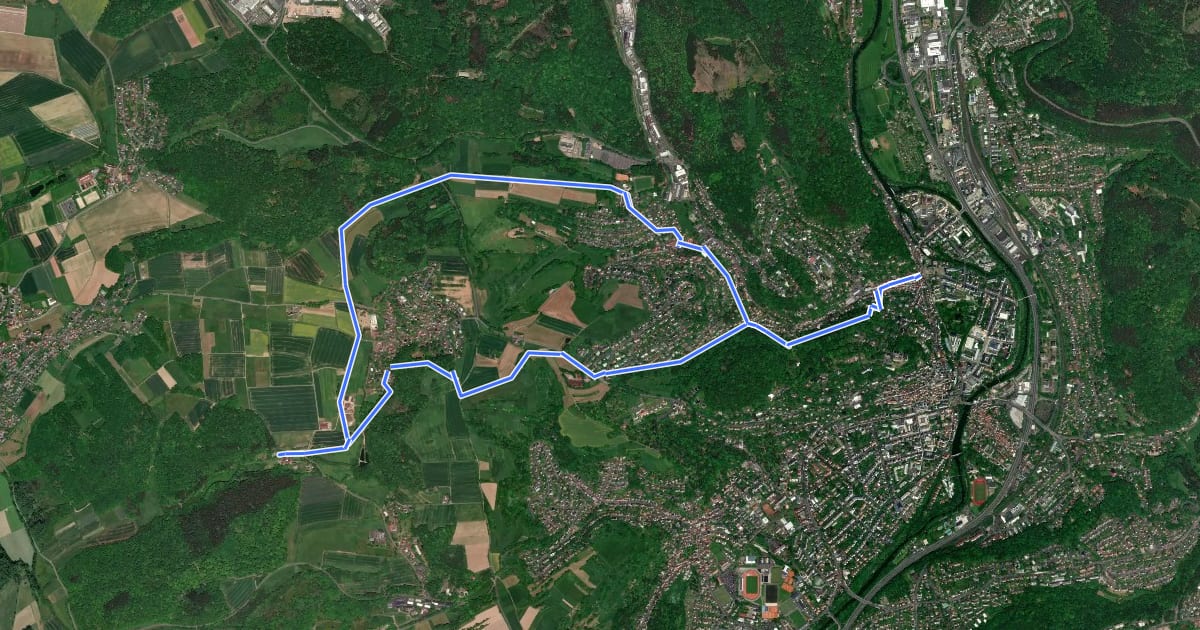 Маршрут [C2] Rundwanderweg Elisabethkirche Dammühle на спутниковом снимке