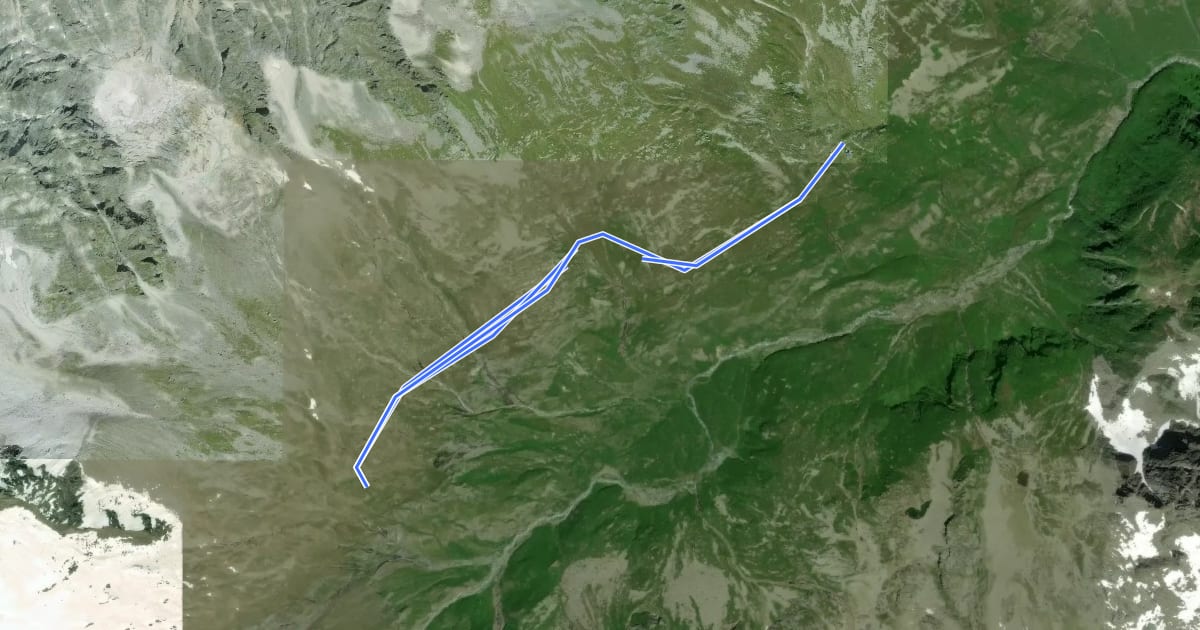 Маршрут C30 - Alpe Andolla sup., bivio C97/C30 - Alpe Corone inferiore на спутниковом снимке