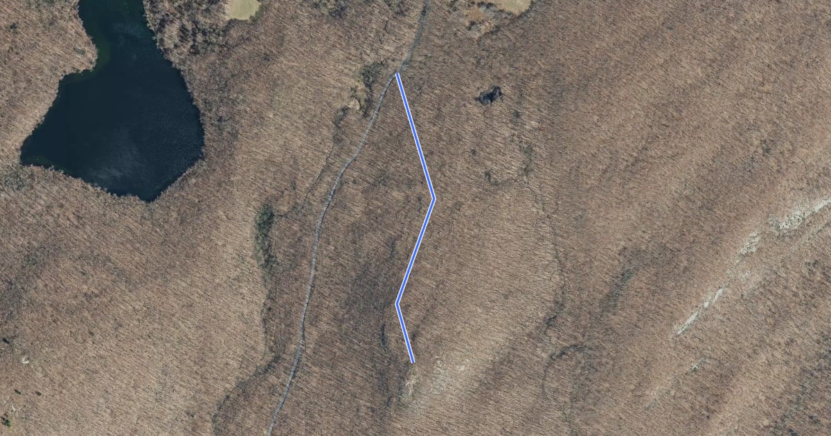 Маршрут Caleb's Peak Trail на спутниковом снимке