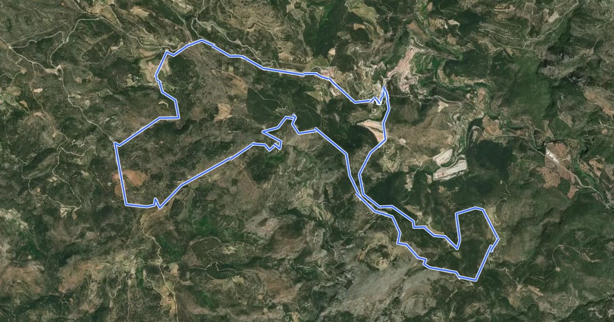 Маршрут Camí de Foios на спутниковом снимке