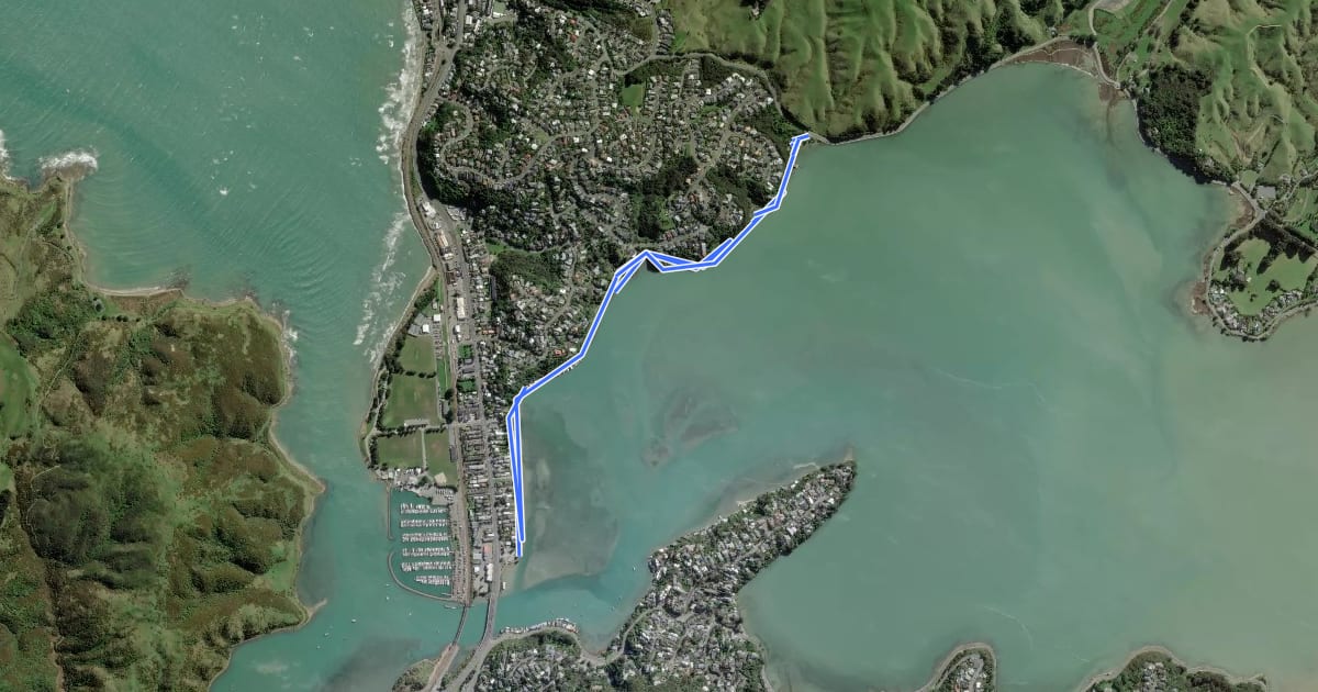 Маршрут Camborne Walkway на спутниковом снимке