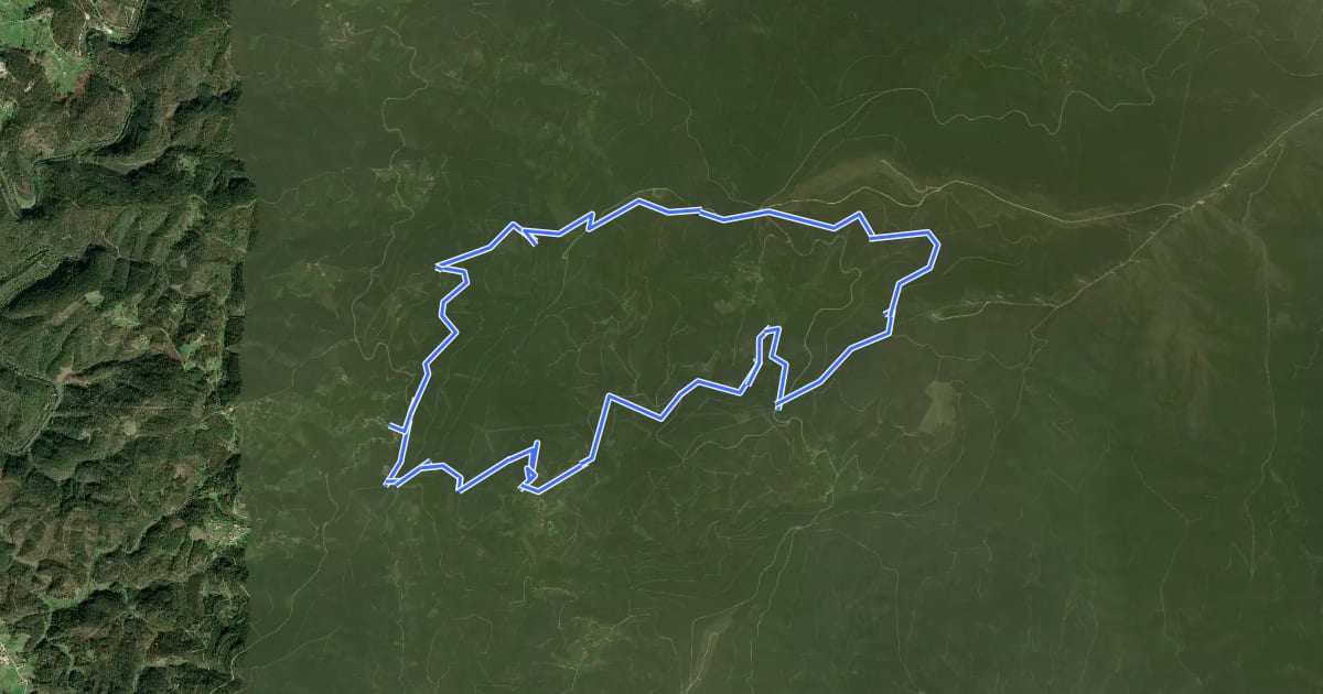 Маршрут Caminho do Xisto de Ermida e Figueiredo на спутниковом снимке