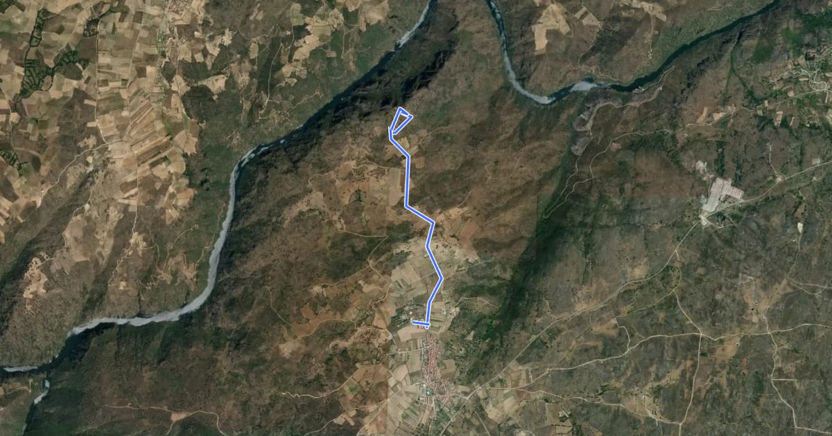 Маршрут Camino de la Ermita на спутниковом снимке
