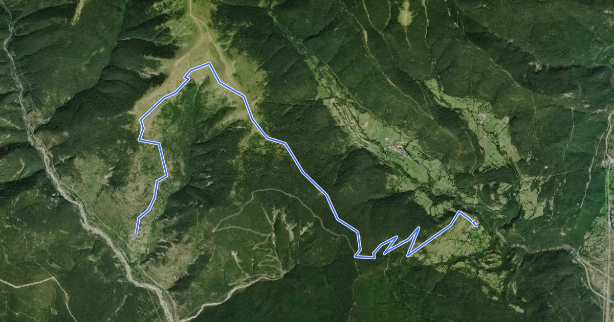Маршрут Camino de Yosa de Sobremonte a Acumuer на спутниковом снимке