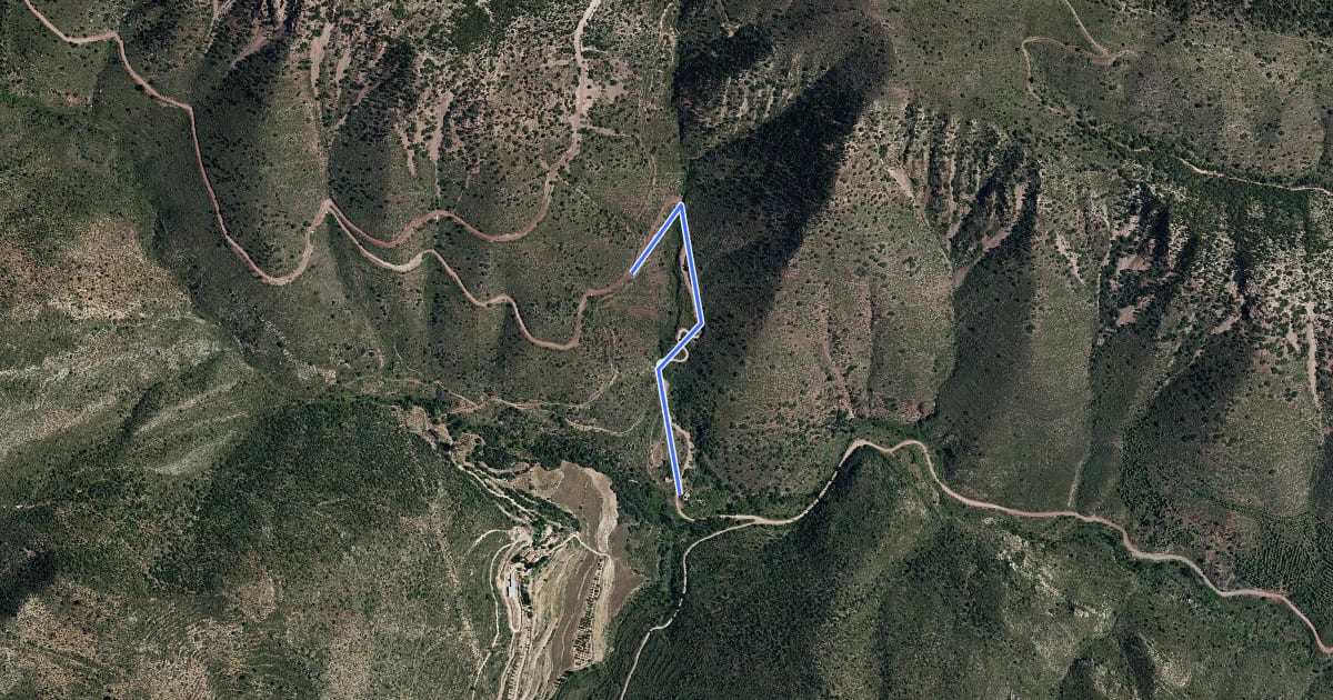 Маршрут Camino del Cid (La Conquista de Valencia) на спутниковом снимке