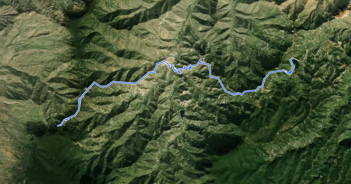 Маршрут Camino Natural Costas de La Gomera - Alternativa на спутниковом снимке