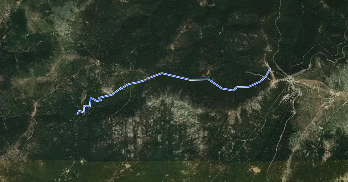Маршрут Camino Schmidt на спутниковом снимке