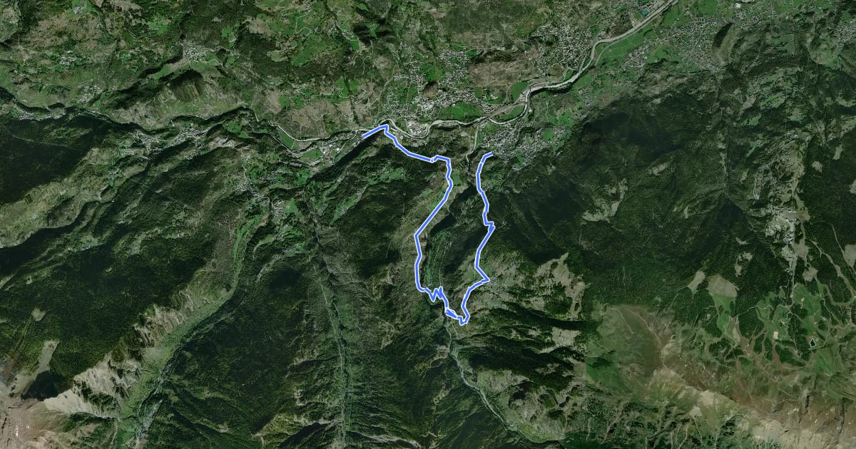 Маршрут Cammino Balteo (Bassa Via della Valle d'Aosta), Tappa 17 на спутниковом снимке