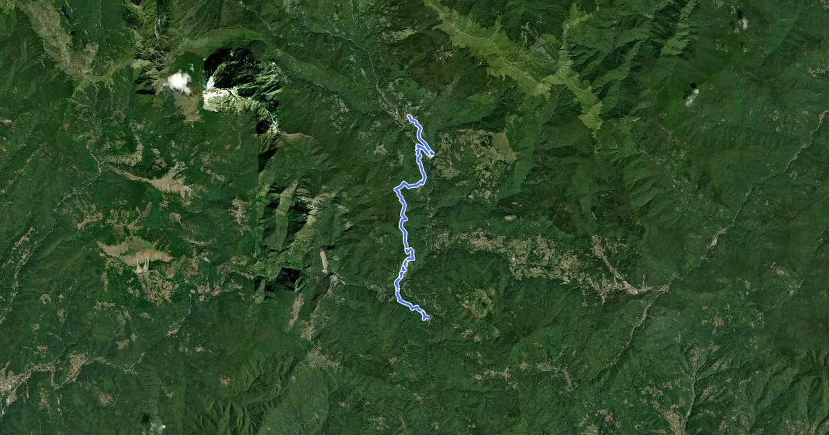 Маршрут Cammino di San Bartolomeo - TAPPA Cutigliano-Popiglio-Piteglio на спутниковом снимке