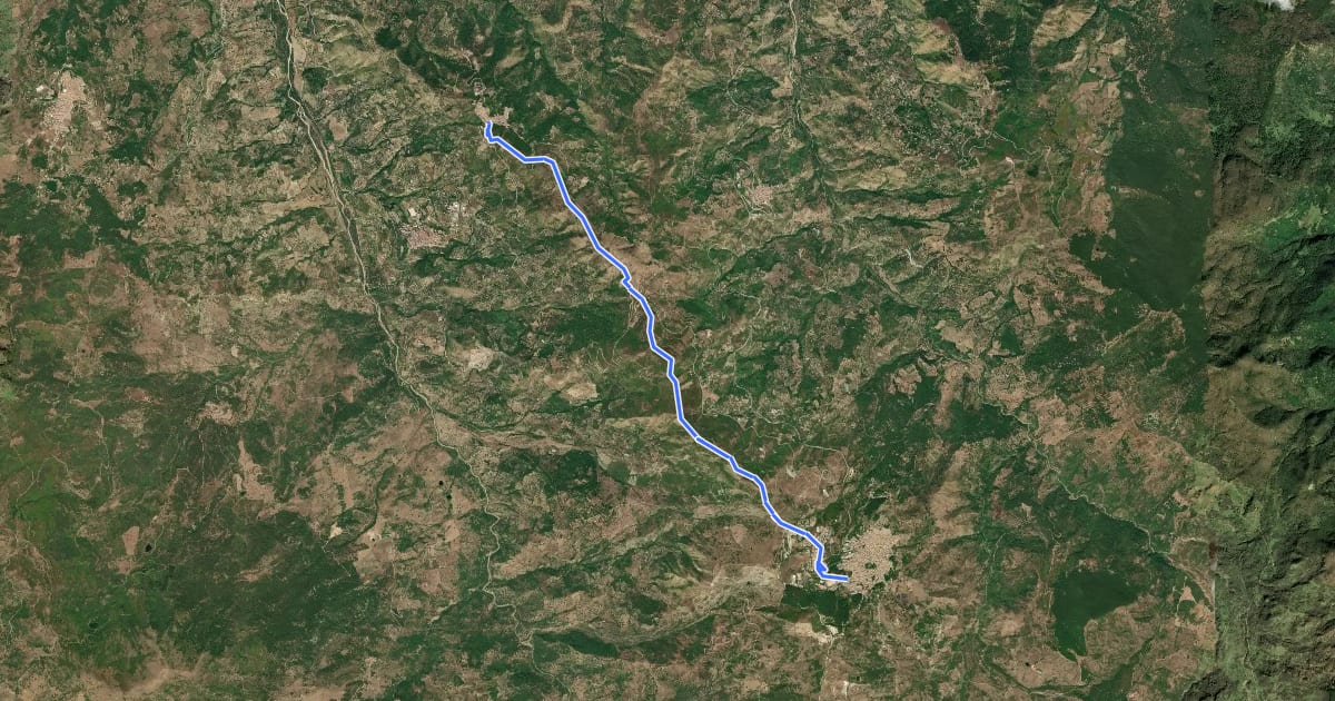 Маршрут Cammino di San Felice da Nicosia - 4 на спутниковом снимке