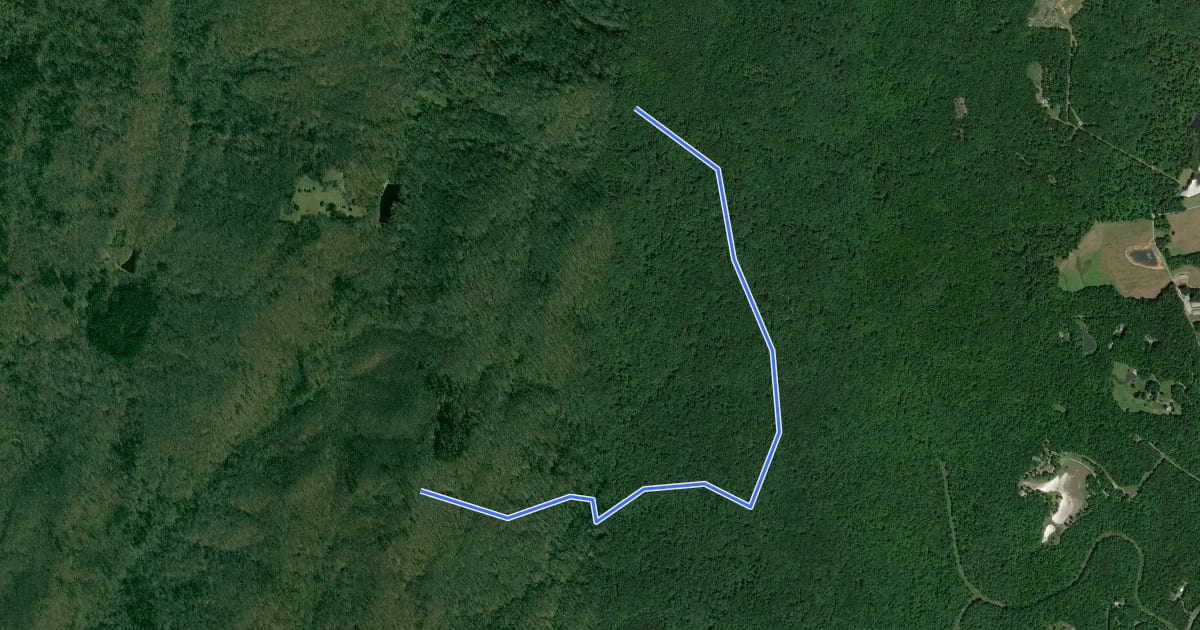 Маршрут Camp 3 Trail на спутниковом снимке