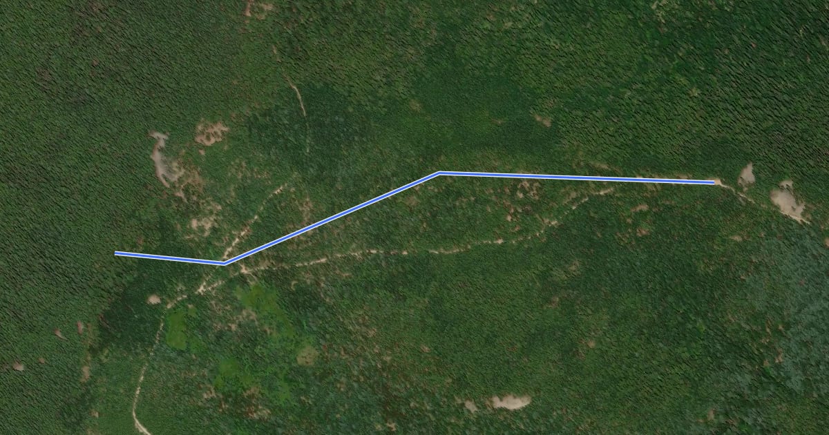 Маршрут Camp Windy Trail на спутниковом снимке