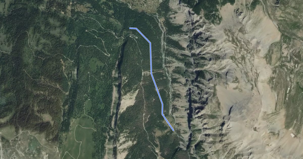Маршрут Canal Chenevrier - Canal Chenevrier на спутниковом снимке
