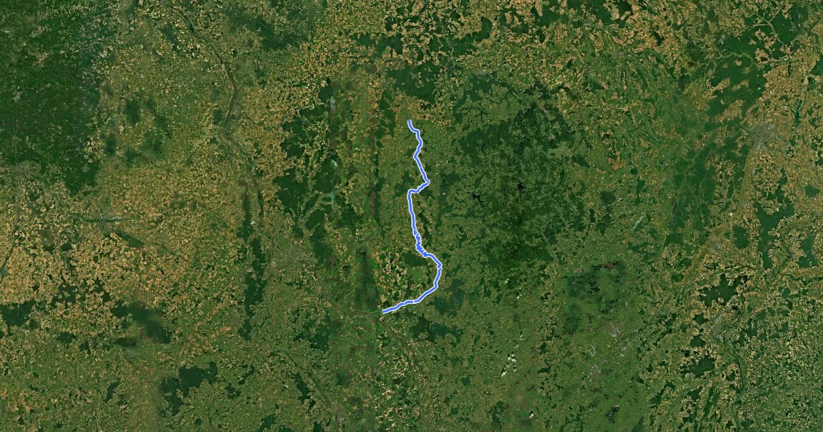 Маршрут Canal du Nivernais: Tannay - Decize (Tour de Bourgogne à vélo) на спутниковом снимке