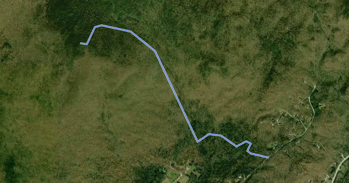 Маршрут Cany Trail на спутниковом снимке