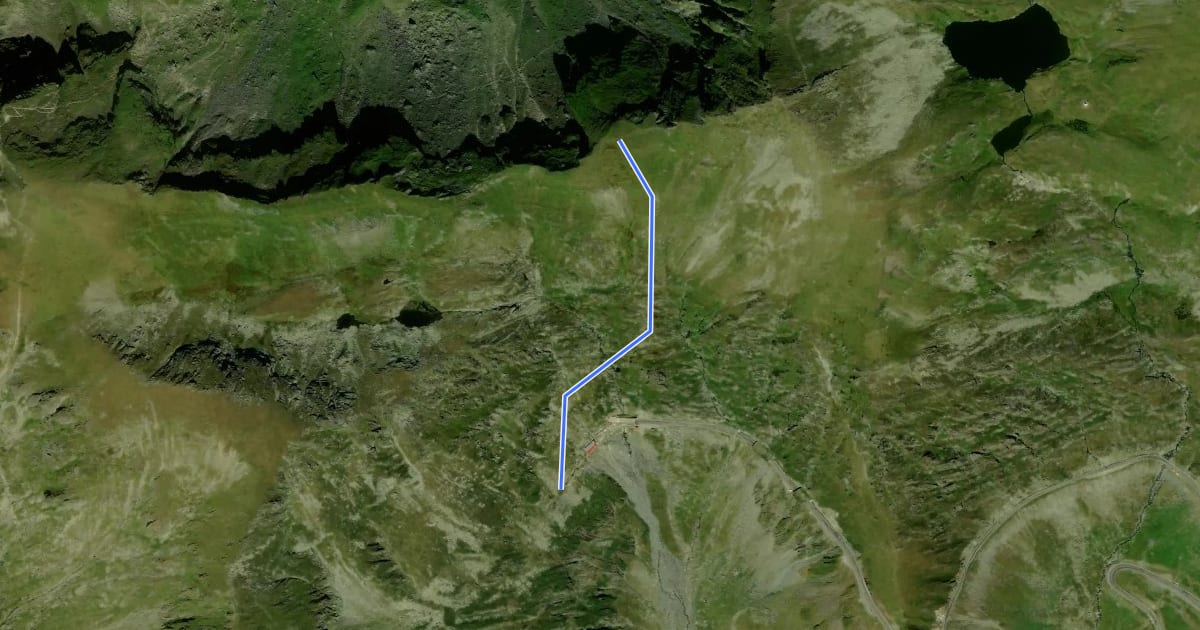 Маршрут Capăt tunel sud Transfăgărășan - creasta principală на спутниковом снимке