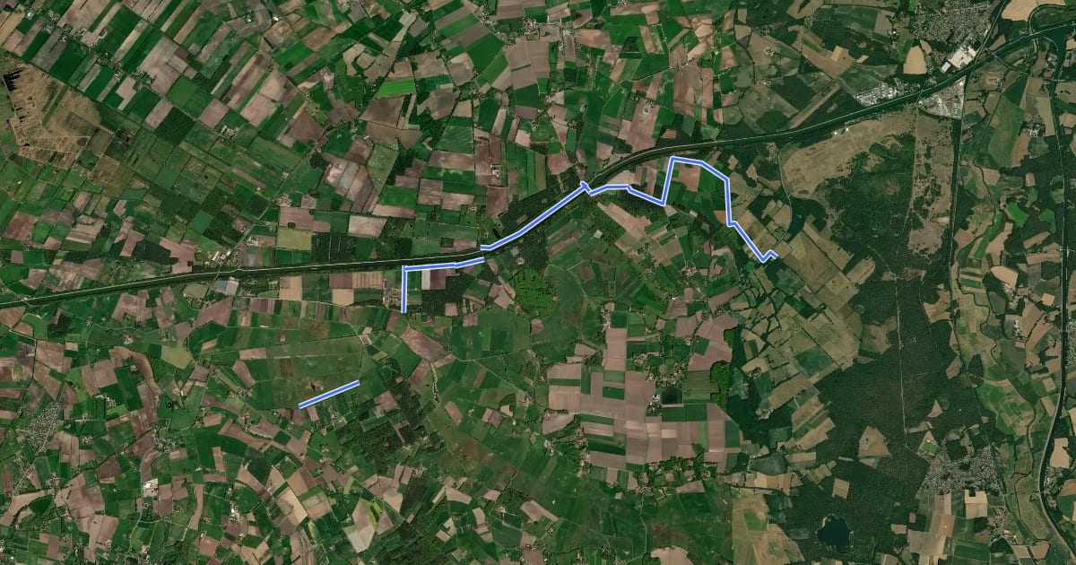 Маршрут Cappelner Ringweg на спутниковом снимке