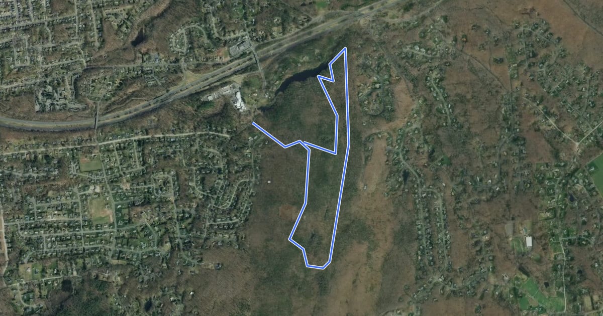 Маршрут Carriage Path на спутниковом снимке