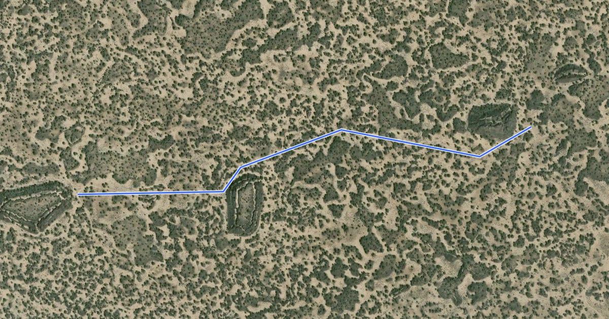 Маршрут Castle Trail на спутниковом снимке