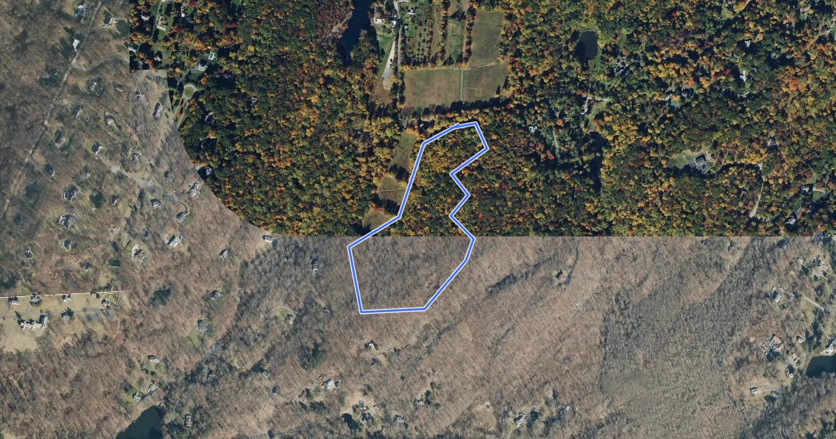 Маршрут Catamount Hill Loop на спутниковом снимке