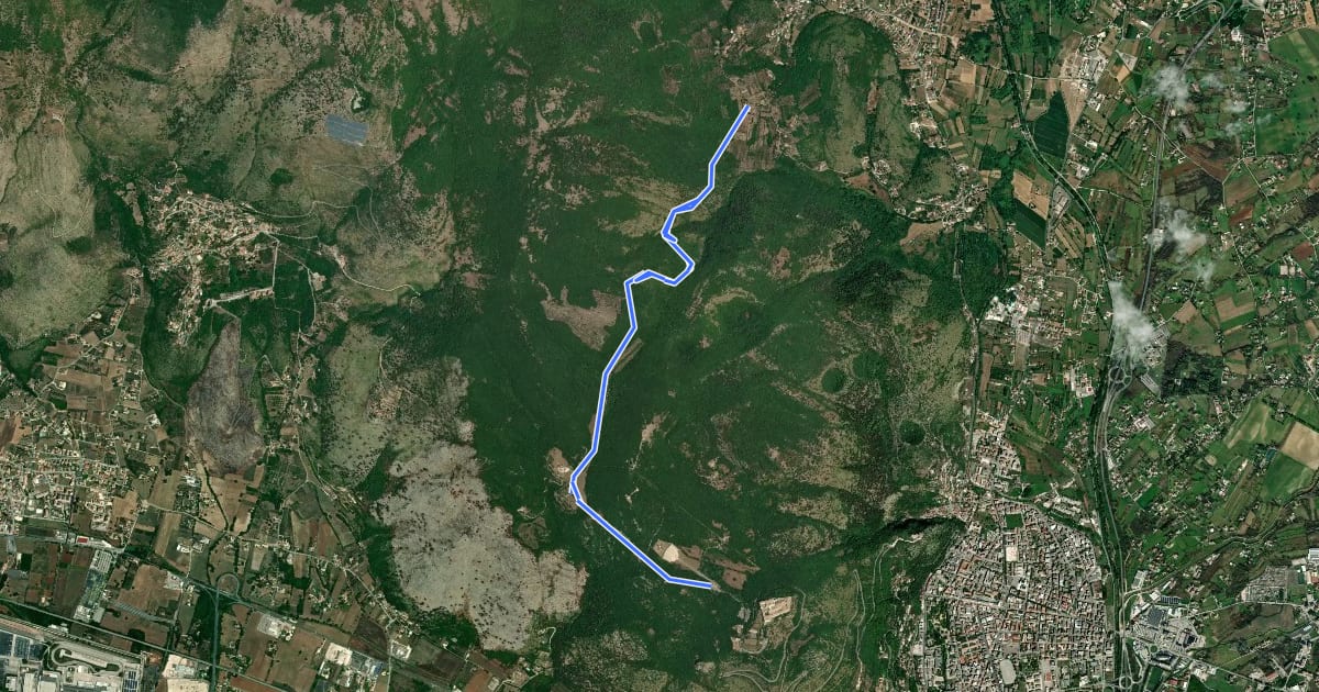 Маршрут Cavendish Road на спутниковом снимке