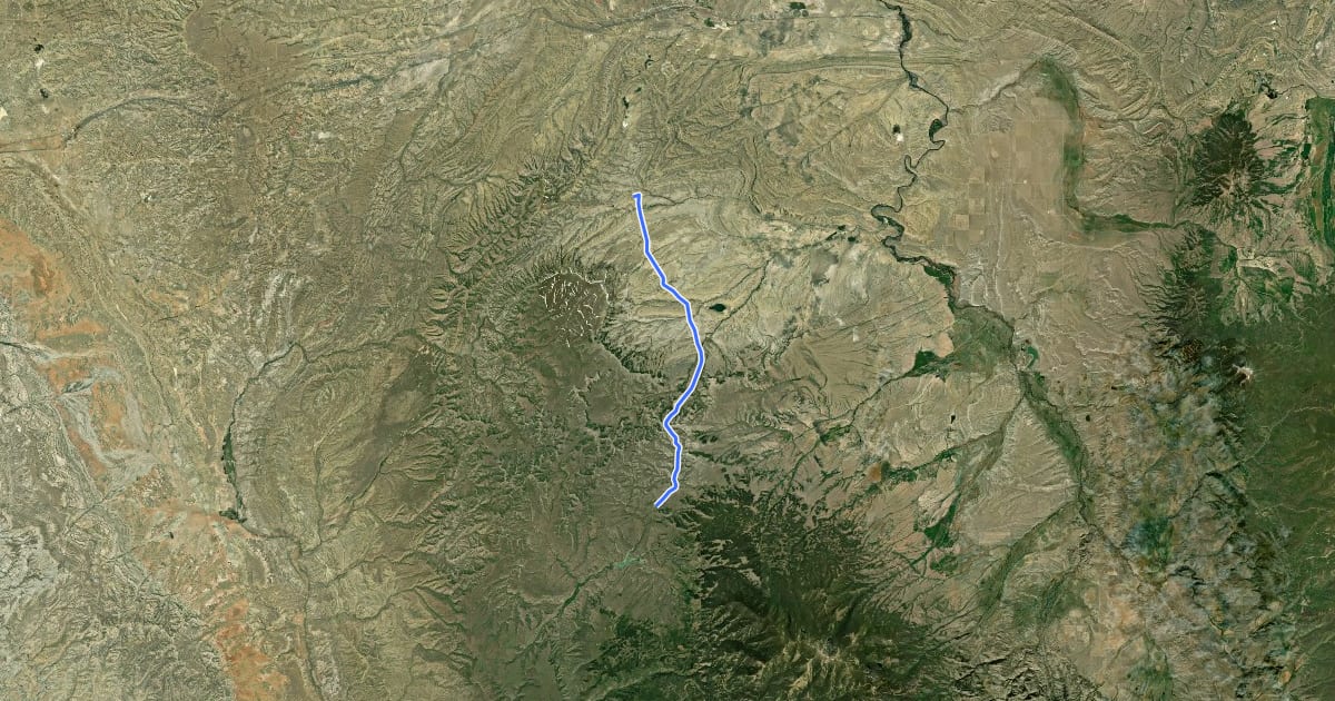 Маршрут CDT hmgXX Old route на спутниковом снимке