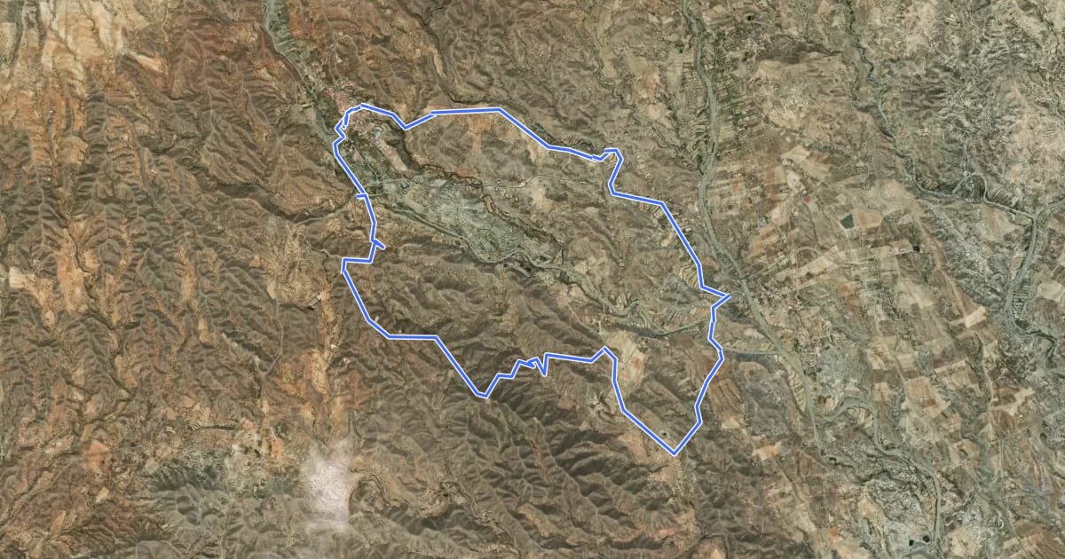 Маршрут Cerro Alto на спутниковом снимке