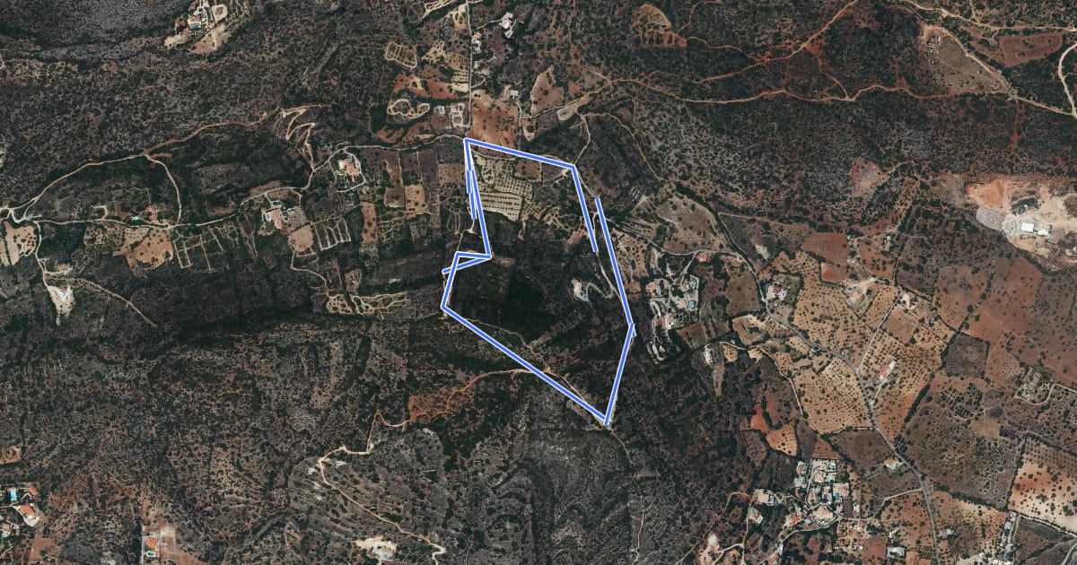Маршрут Cerro de Guilhm на спутниковом снимке