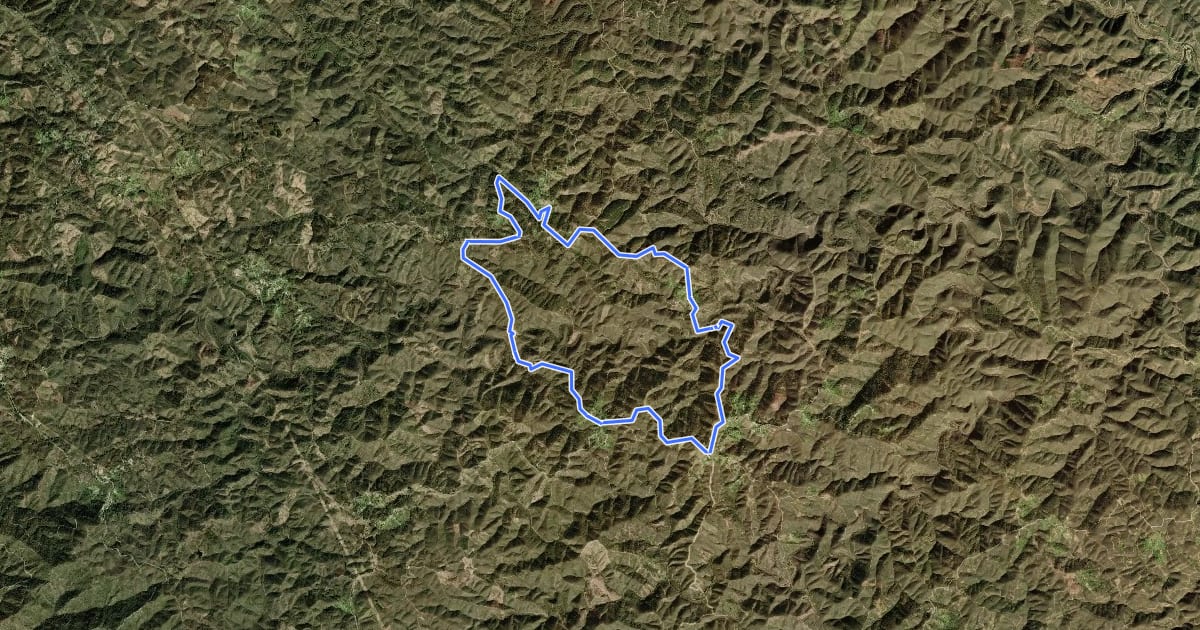Маршрут Cerros de Sobro на спутниковом снимке