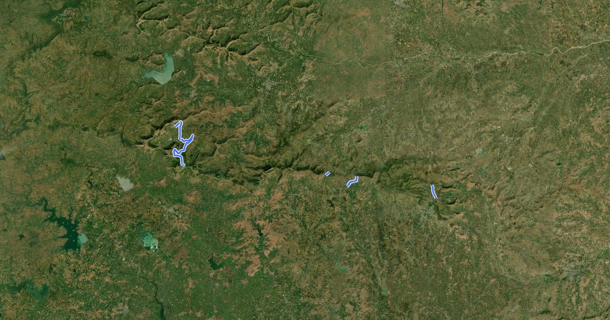 Маршрут Chandwad to Saptashrungi на спутниковом снимке