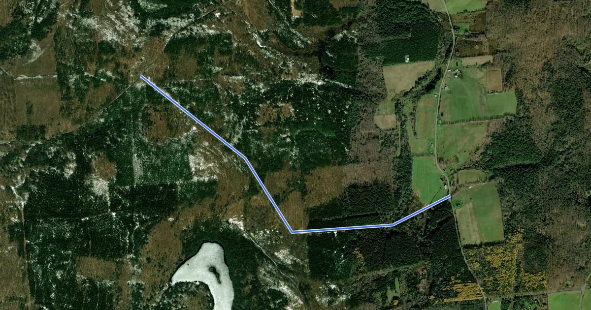 Маршрут Charles Baker - Truck Trail 8 на спутниковом снимке