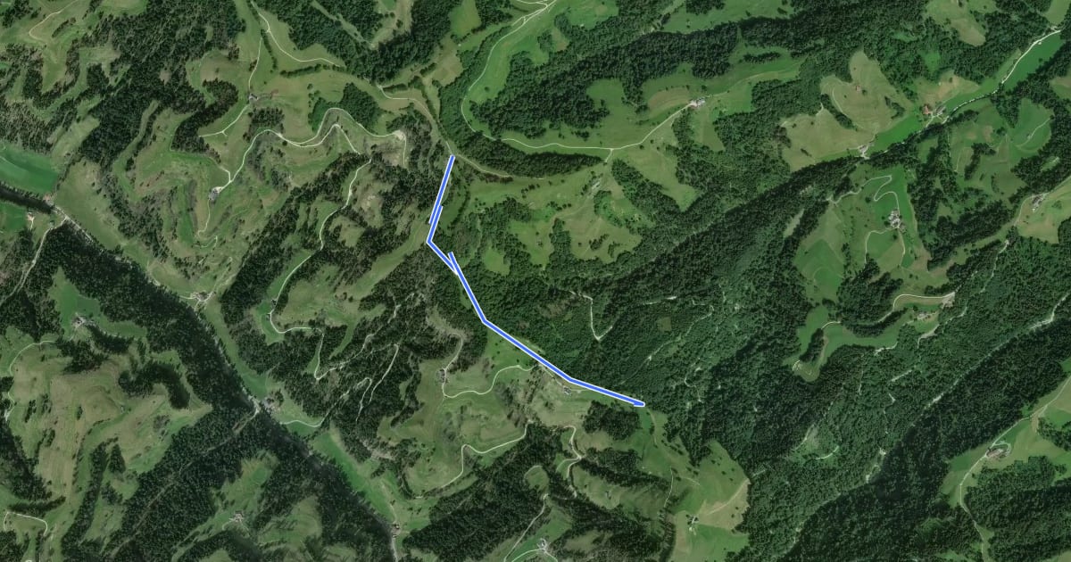 Маршрут Chatzerschwand - Aemmital Naturfreundehaus на спутниковом снимке