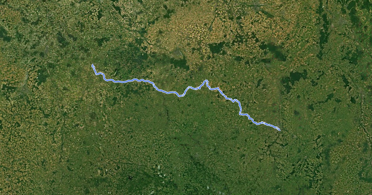 Маршрут Chemin de Szombathely, Montluçon - Tournon-Saint-Martin на спутниковом снимке