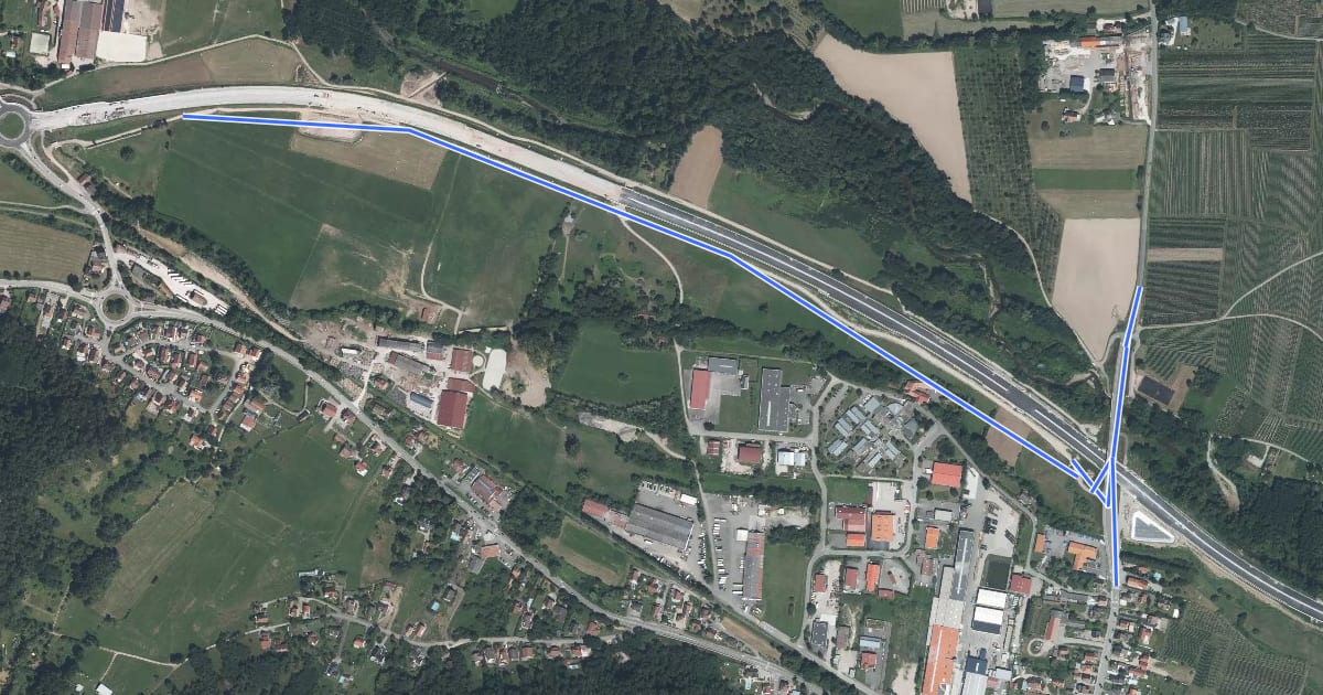 Маршрут Chemin des Châteaux forts d'Alsace équestre на спутниковом снимке