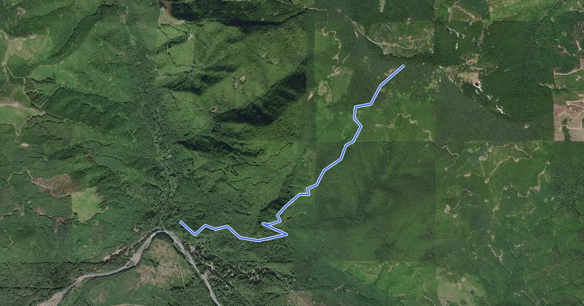 Маршрут Christoff Trail на спутниковом снимке