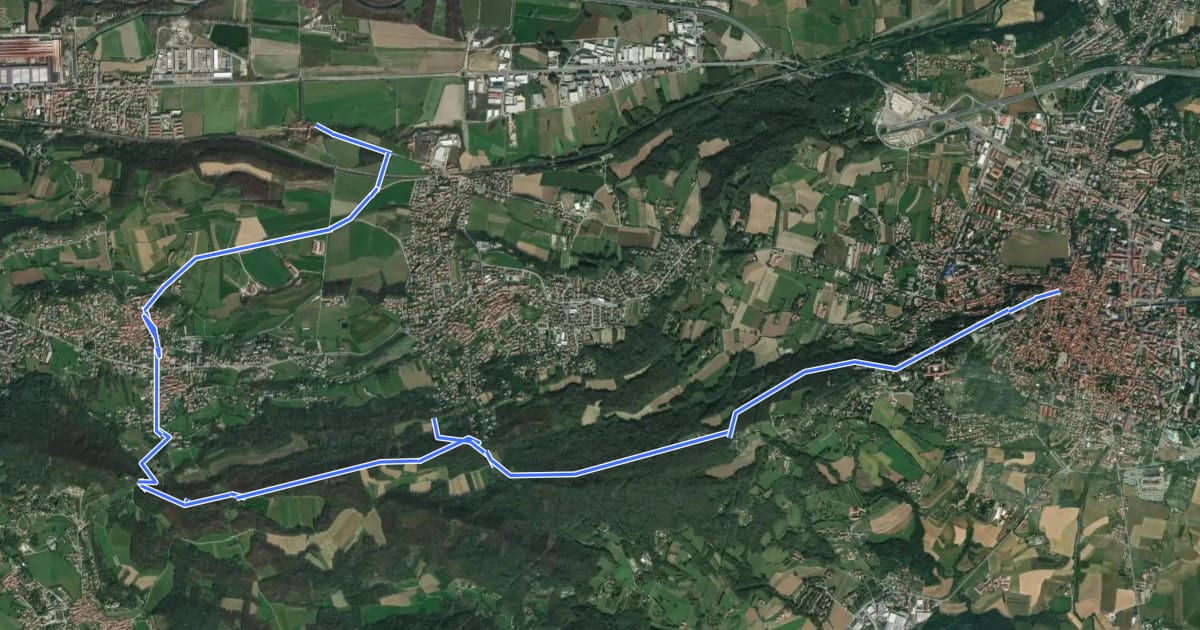Маршрут Ciclovia Terre dell'Ovest - La via dei Pellegrini (Rivoli - Buttigliera Alta) на спутниковом снимке