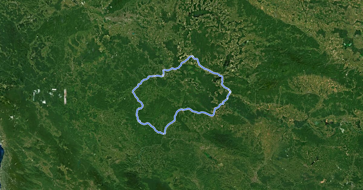 Маршрут Cikloturistička županijska ruta SMŽ 01 на спутниковом снимке