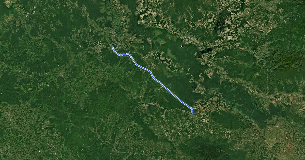 Маршрут Cikloturistička županijska ruta SMŽ 02 на спутниковом снимке