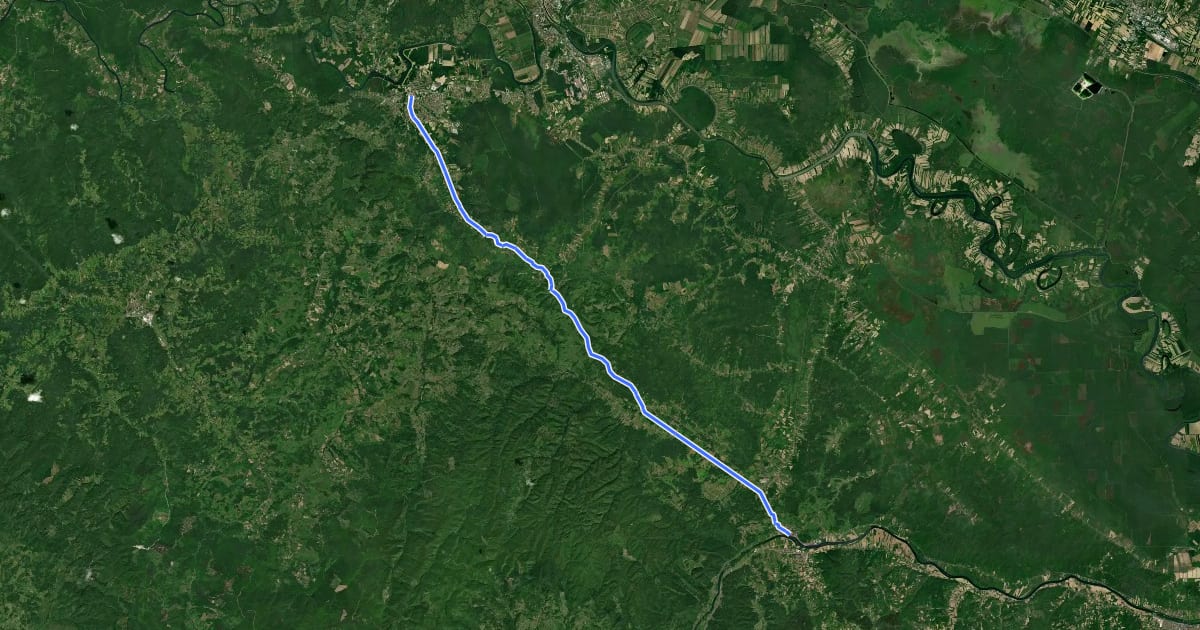 Маршрут Cikloturistička županijska ruta SMŽ 03 на спутниковом снимке