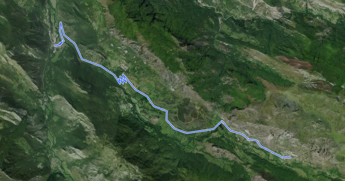 Маршрут [CIMA AS12] Valle del Lago - L'Outeiro на спутниковом снимке