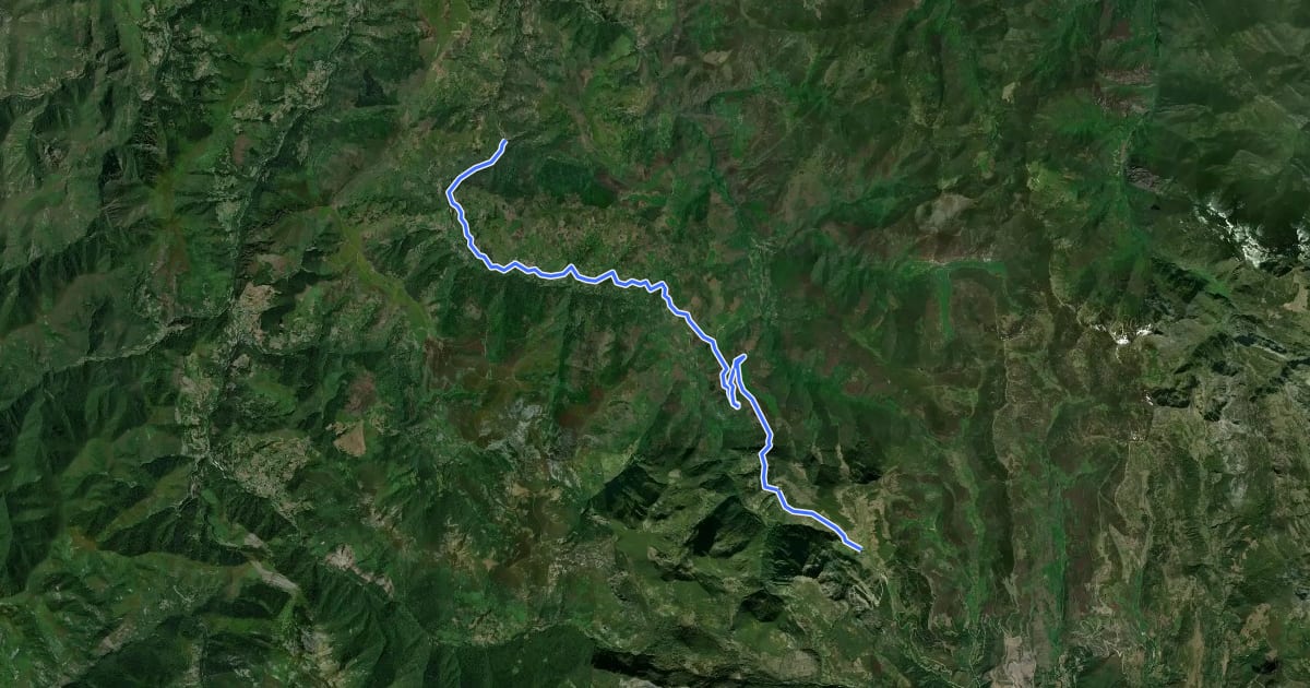 Маршрут [CIMA AS26] Leitariegos * Cangas del Narcea / Bimeda на спутниковом снимке