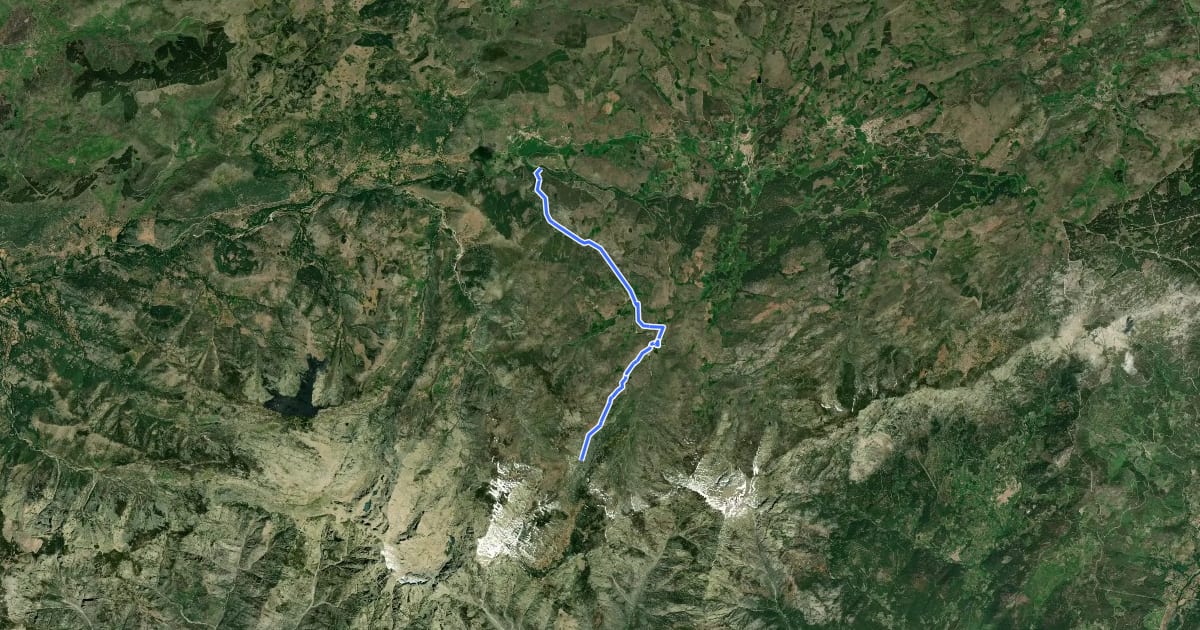 Маршрут [CIMA AV06] Plataforma de Gredos на спутниковом снимке