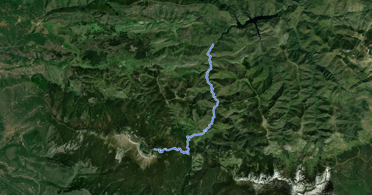 Маршрут [CIMA BU03] Lagunas de Neila * Villavelayo на спутниковом снимке