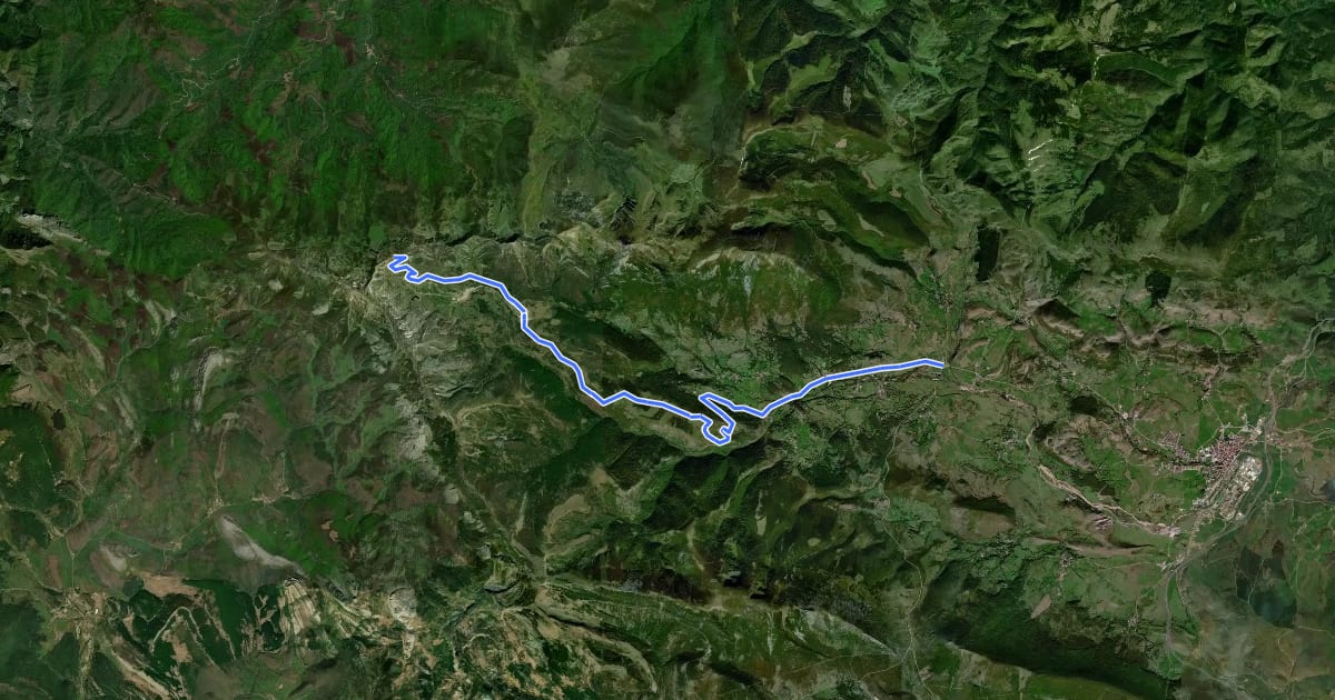 Маршрут [CIMA CA15] Alto Campoo - Fuente del Chivo на спутниковом снимке