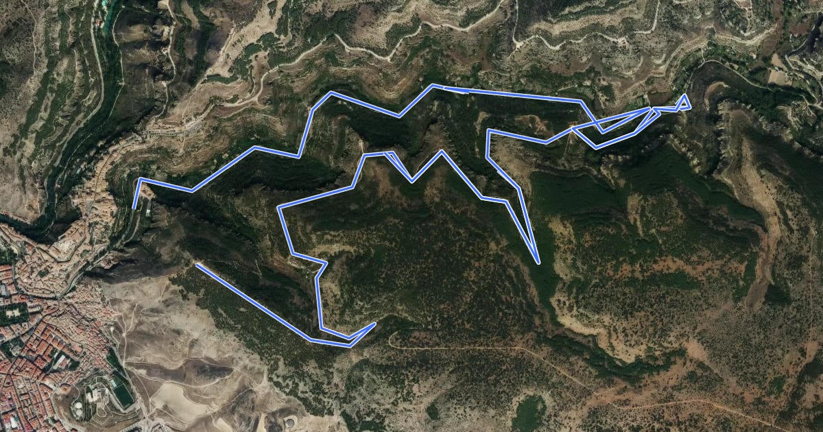 Маршрут [CIMA CU04] Cerro del Socorro на спутниковом снимке