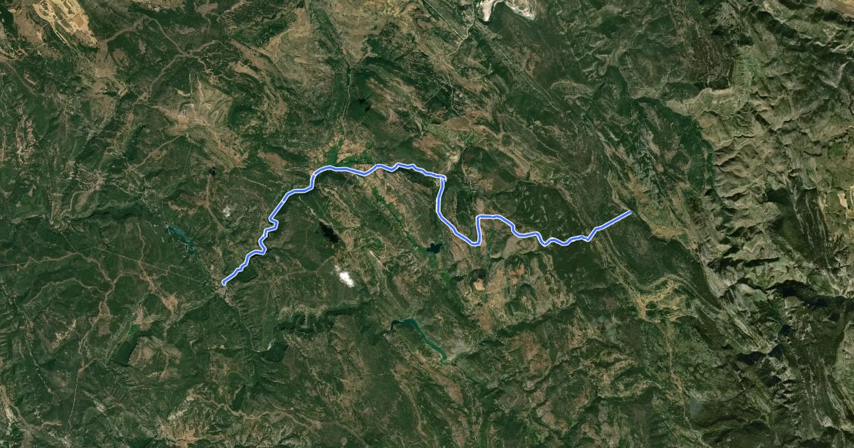 Маршрут [CIMA CU10] Belvalle * Puente de Vadillos на спутниковом снимке