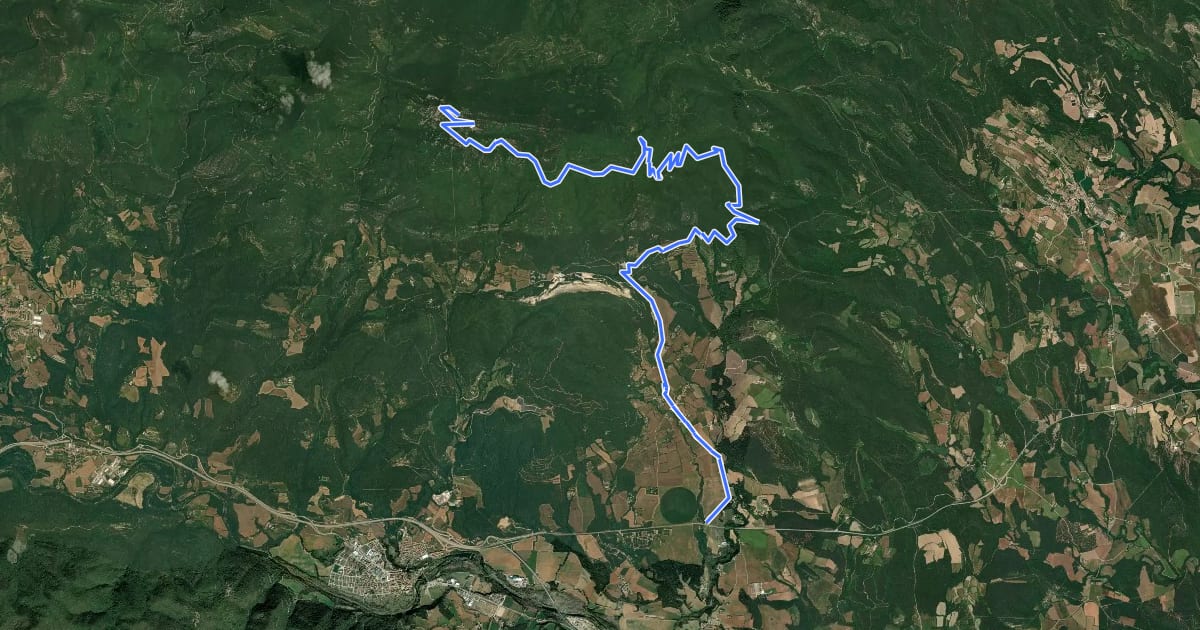 Маршрут [CIMA GI13] Mare de Déu del Mont * Maià de Montcal на спутниковом снимке