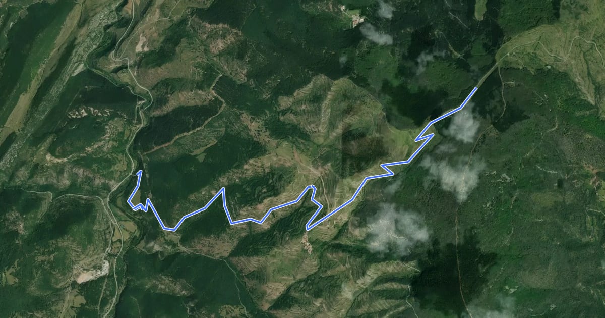 Маршрут [CIMA LR11] La Rasa * Valle del Iregua на спутниковом снимке