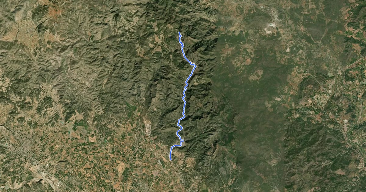 Маршрут [CIMA VA09] Pico del Águila (Chirivilla) на спутниковом снимке